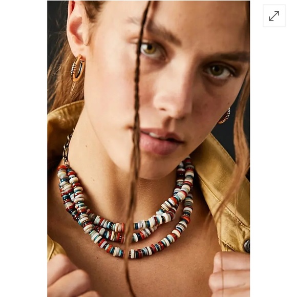 Free People Jewelry - FREE PEOPLE Riptide Necklace By - Turquoise NWOT